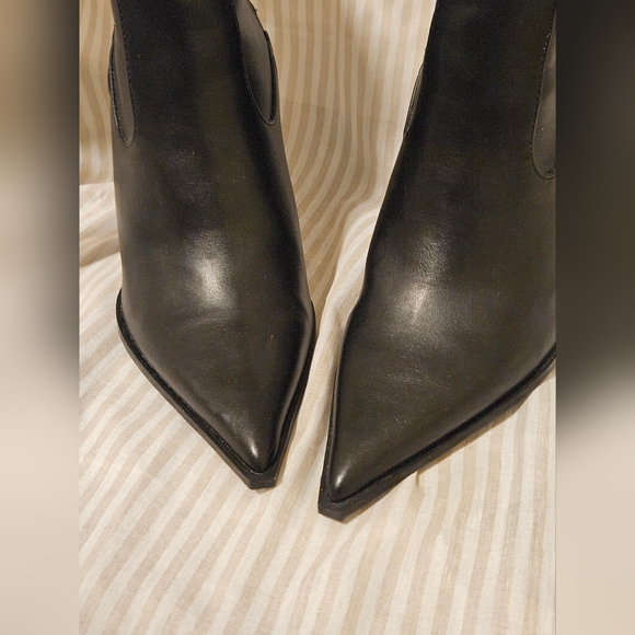 ✨️Zara✨️POINTED-TOE HEELED ANKLE BOOTS - Picture 14 of 16